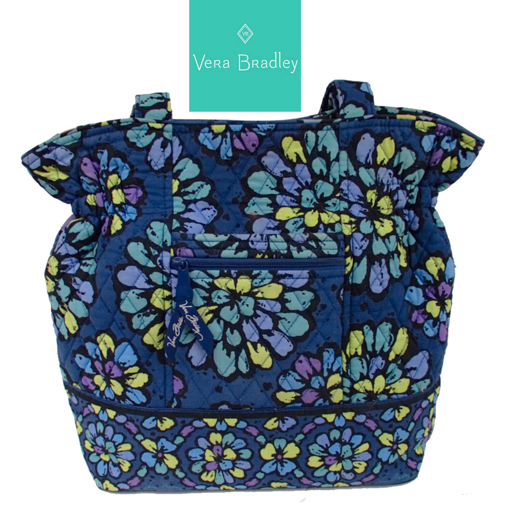 Vera Bradley Navy Blue Tote